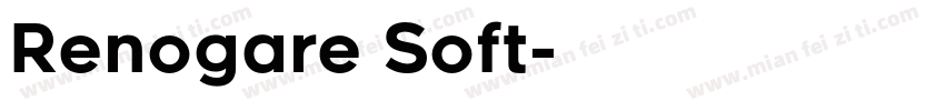 Renogare Soft字体转换